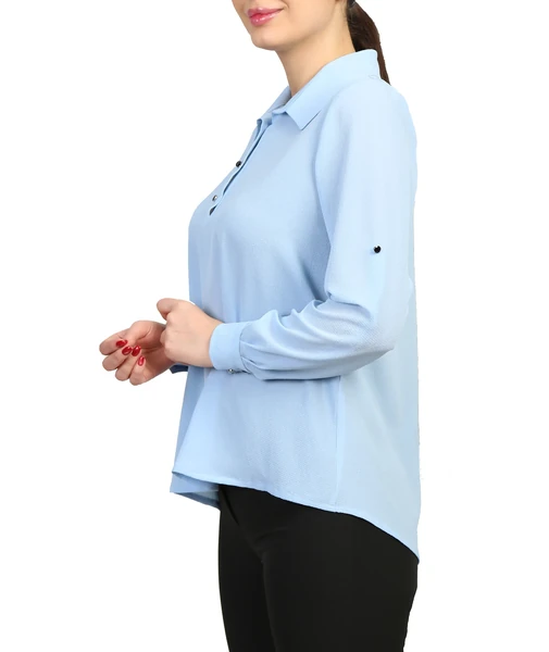شومیز زنانه توسکا - آبی روشن