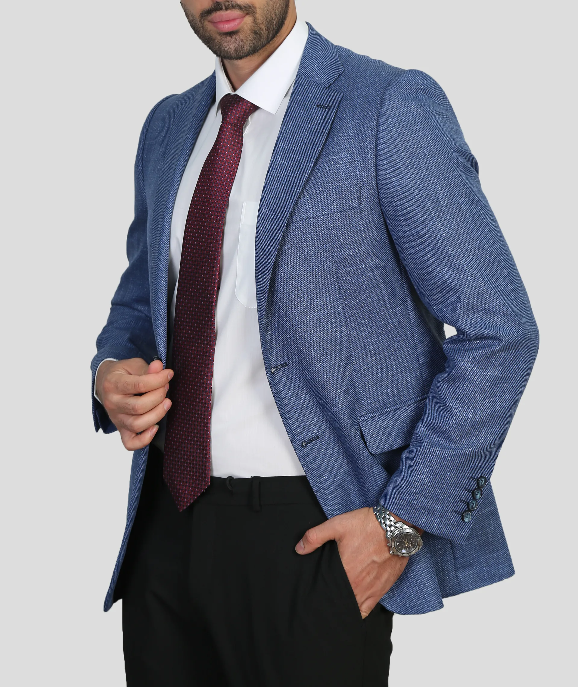  کت تک مردانه طرح دار دینارا