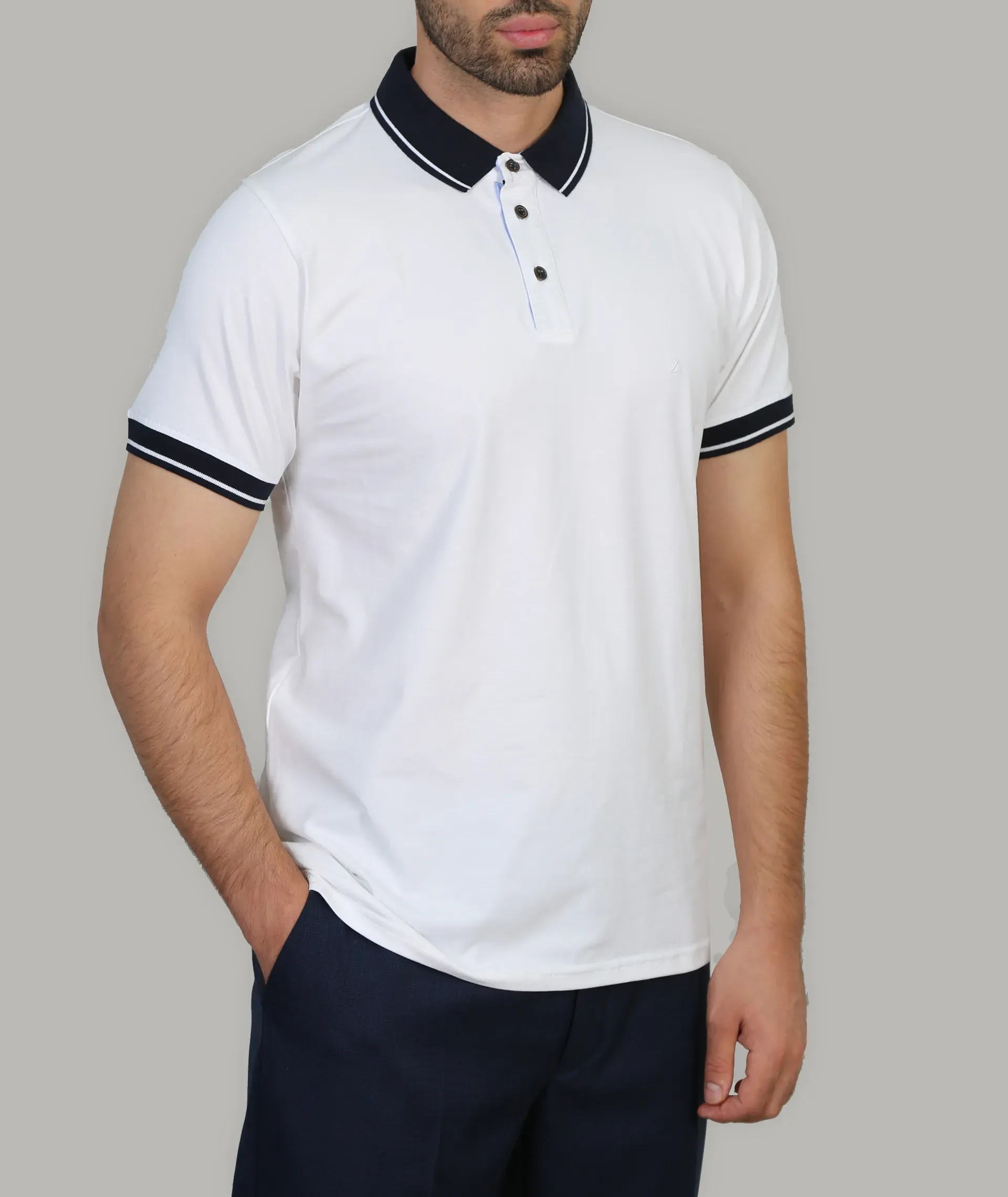  پلوشرت مردانه دکمه دار