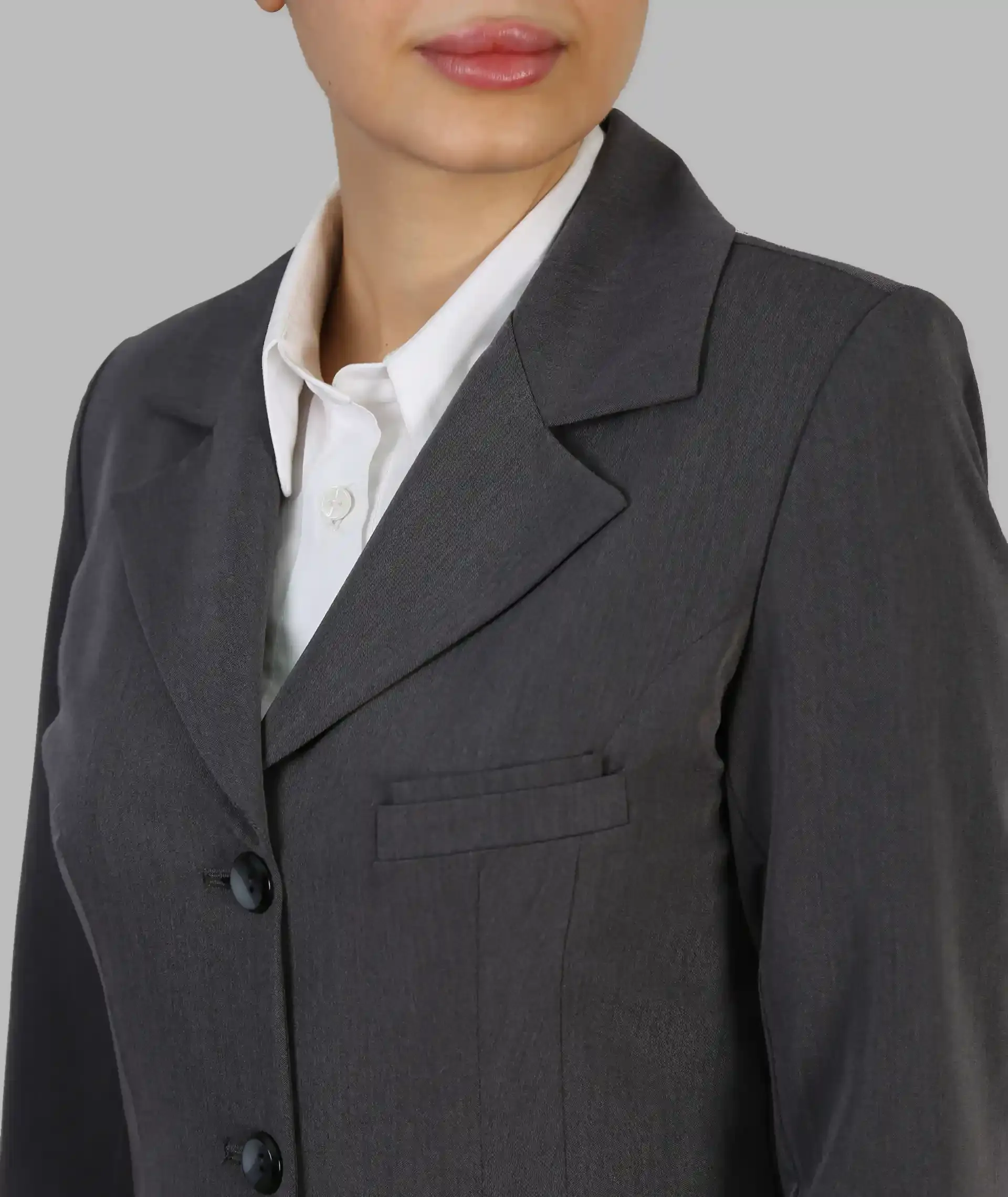 مانتو و شلوار یقه انگلیسی پوشت دار آویندا